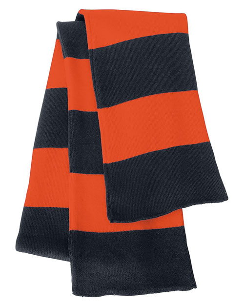 Sportsman SP02 Rugby-Striped Knit Scarf