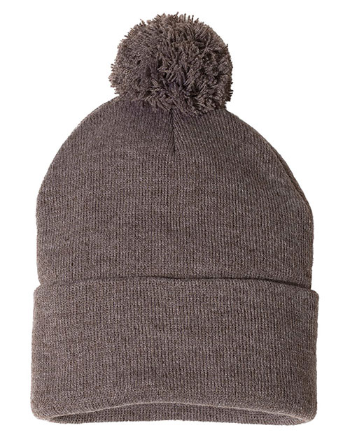 Sportsman SP15  Pom-Pom 12" Knit Beanie