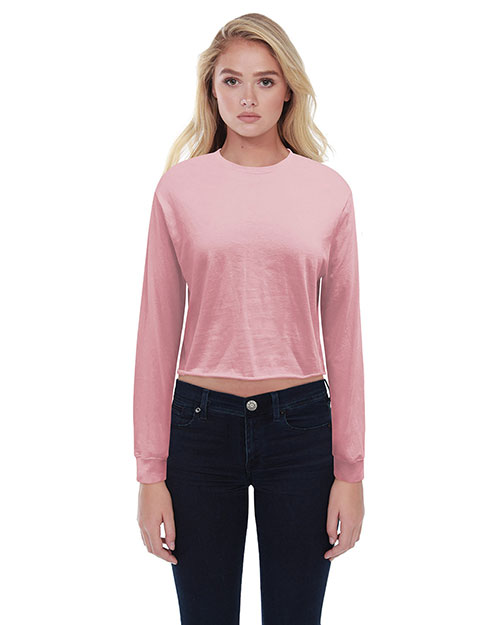 StarTee ST1170  Ladies' Boyfriend Long Sleeve Crop T-Shirt