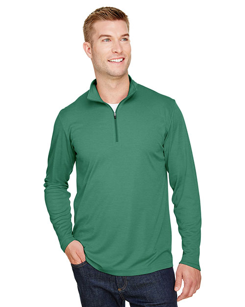 Team 365 TT31H Men's Zone Sonic Heather Performance Quarter-Zip