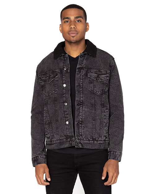 Threadfast Apparel 372J Unisex Sherpa-Lined Denim Jacket