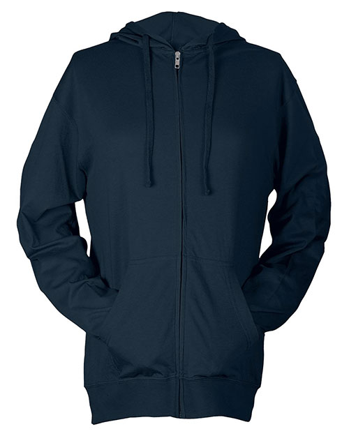 Tultex 260 Unisex Beach Full-Zip Hooded Long Sleeve T-Shirt