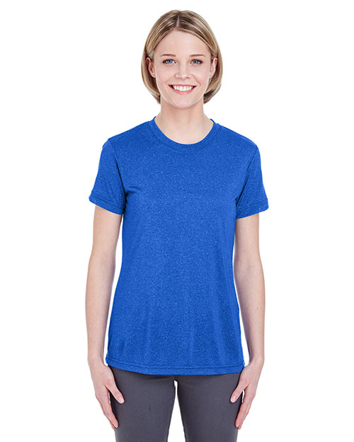 UltraClub 8619L  Ladies'  Cool & Dry Heathered Performance T-Shirt