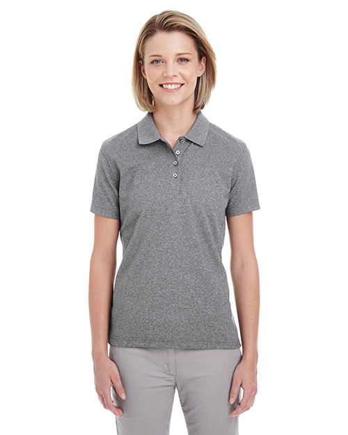 UltraClub UC100W Ladies' Heathered Piqué Polo