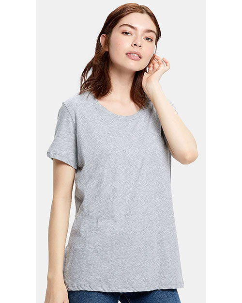 US Blanks US115  Ladies' Short-Sleeve Loose Fit Boyfriend Tee