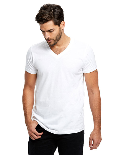 US Blanks US2200  Men's Short-Sleeve V-Neck