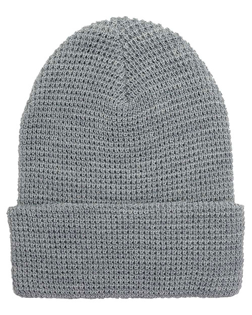 YP Classics 2501KC Waffle Cuffed Knit Beanie