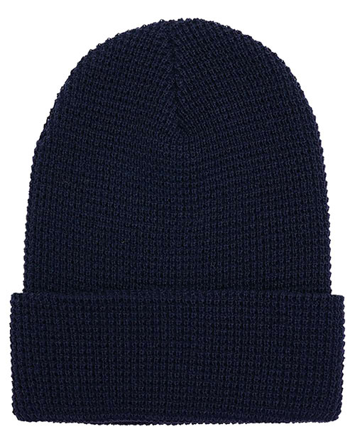 YP Classics 2501KC Waffle Cuffed Knit Beanie