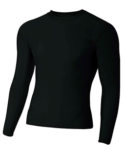 A4 N3133 Men Adult Polyester Spandex Long Sleeve Compression T-Shirt