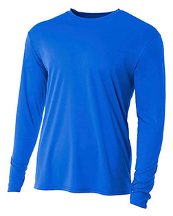 A4 N3165 Men 's Cooling Performance Long Sleeve T-Shirt at BigNTallApparel