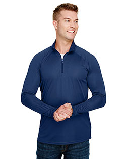 A4 N4268 adult Daily Polyester 1/4 Zip