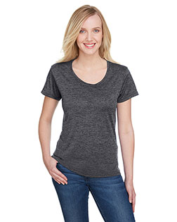 A4 NW3010  Ladies' Tonal Space-Dye T-Shirt