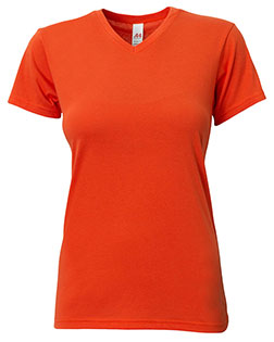 A4 NW3013  Ladies' Softek V-Neck T-Shirt