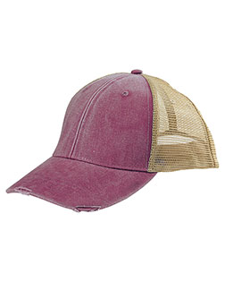 Adams OL102 Distressed Ollie Cap In Big & Tall Sizes
