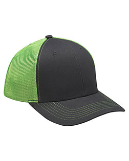 Adams PR102 Brushed Cotton/Soft Mesh Trucker Style Cap at Bigntall Apparel