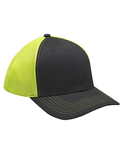 Adams PR102  Brushed Cotton/Soft Mesh Trucker Style Cap