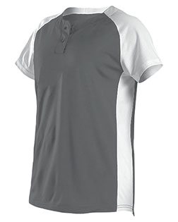 Alleson Athletic 522PDW Women's Two Button Fastpitch Jersey In Big & Tall Sizes