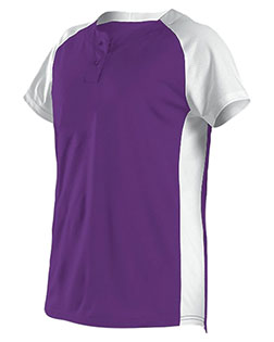 Alleson Athletic 522PDWG  Girls' Two Button Fastpitch Jersey