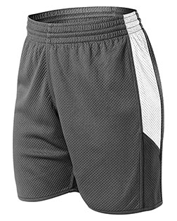 Alleson Athletic 589PSPW Women's Single Ply Reversible Shorts In Big & Tall Sizes