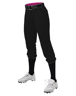 Alleson Athletic 615PSG  Girls' Belted Speed Premium Fastpitch Pants