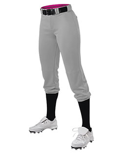Alleson Athletic 615PSG  Girls' Belted Speed Premium Fastpitch Pants
