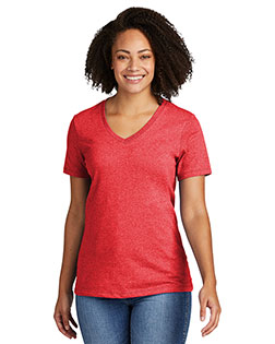 Allmade AL2303 Women's Recycled Blend V-Neck Tee at BigNTallApparel