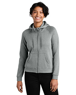 AllMade AL5003 ® Women's Organic CVC Fleece Full-Zip Hoodie