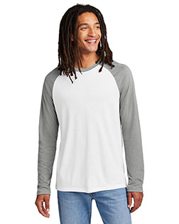 Allmade ®  Unisex Tri-Blend Long Sleeve Colorblock Raglan AL6009