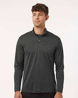 AllPro 4HM700 Men's Pro-Lock Performance Mélange Quarter-Zip Pullover