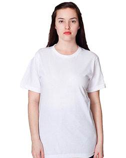 American Apparel 2001ORGW Unisex Organic Fine Jersey Tee