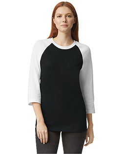 American Apparel 2003CVC Unisex CVC Raglan Tee