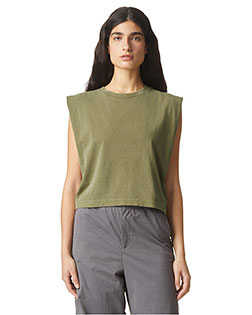American Apparel 307GD Women's Garment-Dyed Heavyweight Muscle Tee