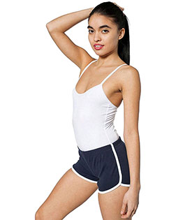 American Apparel 7301W Women's Interlock Running Shorts