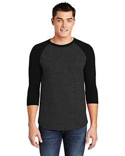  American Apparel Poly-Cotton 3/4-Sleeve Raglan T-Shirt. BB453W