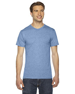 American Apparel TR401 Men Unisex Triblend Short-Sleeve Track T-Shirt