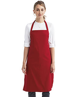 Artisan Collection by Reprime RP102 Men Organic Cotton Bib Apron at BigNTallApparel