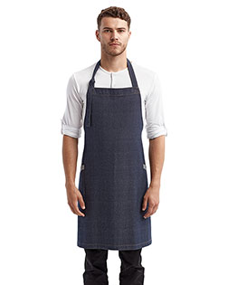 Artisan Collection by Reprime RP122 Unisex ‘Regenerate’ Sustainable Bib Apron at BigNTallApparel