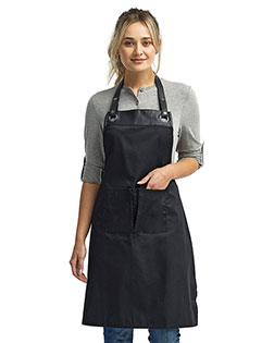 Artisan Collection by Reprime RP123 Espresso Bib Apron at BigNTallApparel