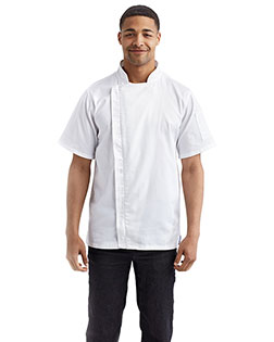 Artisan Collection by Reprime RP906  Unisex Zip-Close Short Sleeve Chef's Coat