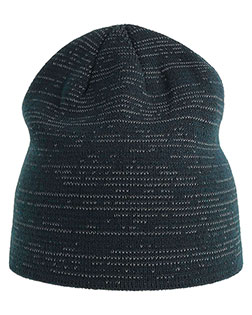 Atlantis Headwear SHINE  Sustainable Reflective Beanie at BignTallApparel