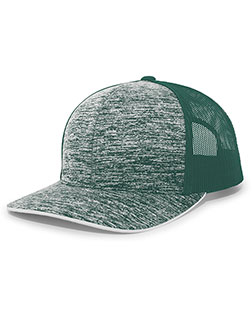 Augusta Sportswear 106C  Aggressive Heather Trucker Snapback Cap