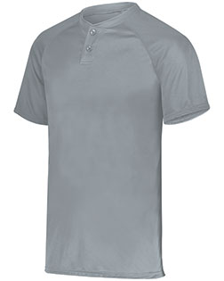 Augusta Sportswear 1565 Attain Wicking Two-Button Baseball Jersey at BigNTallApparel