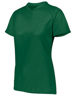 Augusta Sportswear 1567  Ladies Attain Wicking Two-Button Softball Jersey