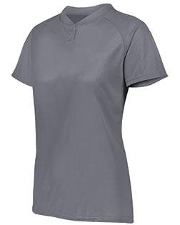 Augusta Sportswear 1567  Ladies Attain Wicking Two-Button Softball Jersey