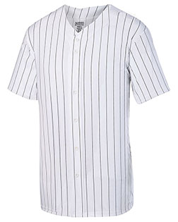 Augusta Sportswear 1685  Pinstripe Full Button Baseball Jersey