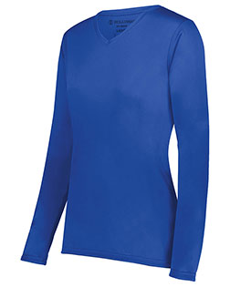 Augusta Sportswear 222824 Ladies Momentum Long Sleeve Tee at BigNTallApparel