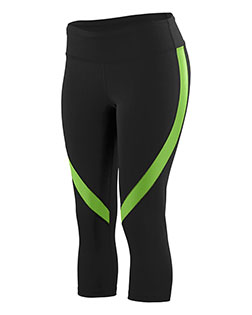 Augusta Sportswear 2405  Ladies Action Color Block Capri