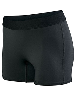 Augusta Sportswear 2625  Women's Hyperform Fitted Shorts at BignTallApparel