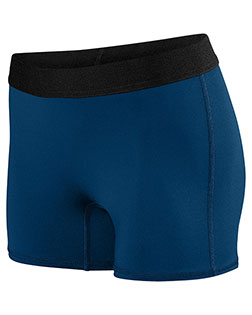 Augusta Sportswear 2625 Ladies Hyperform Fitted Shorts at BigNTallApparel