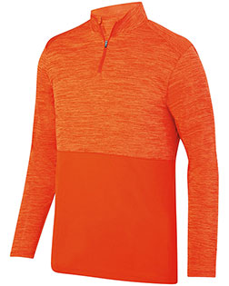 Augusta Sportswear 2908 Shadow Tonal Heather Quarter-Zip at BigNTallApparel